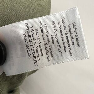 Everlane Linen Blend Pleated Shorts Size 8